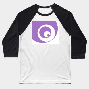 Abstract pattern - purple and white. Baseball T-Shirt